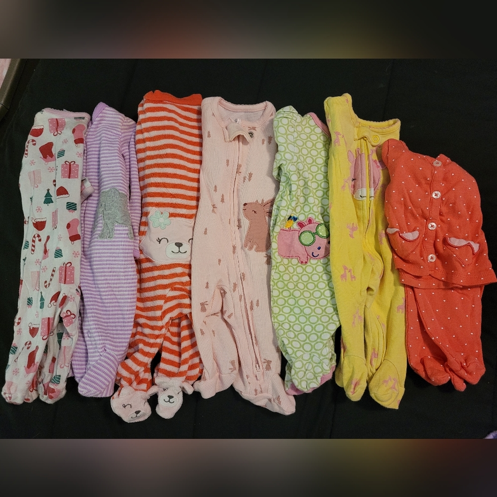 7 Carters Newborn Sleep Outfits Girls